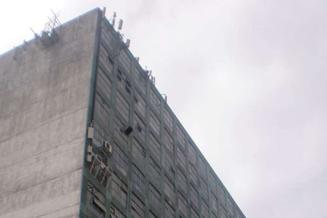 The 30-year-old Wing Shan Industrial Building in Yau Tong. Photo: SCMP Pictures