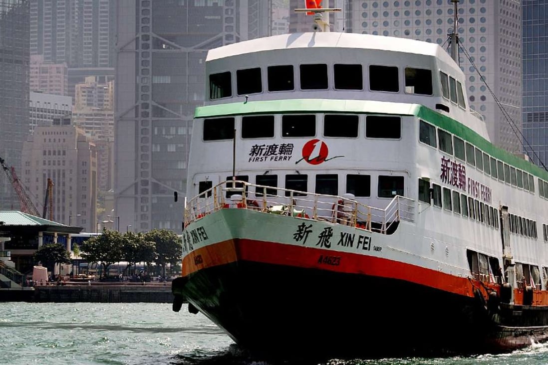 New World First Ferry’s Xin Fei in Hong Kong harbour. Photo: SCMP Pictures