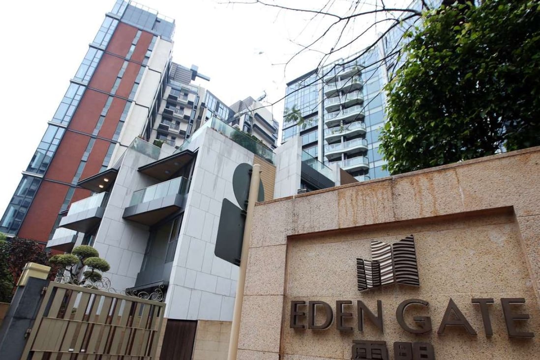 Exteriors of The Eden Gate located on Eden Road in Kowloon Tong. Photo: David Wong
