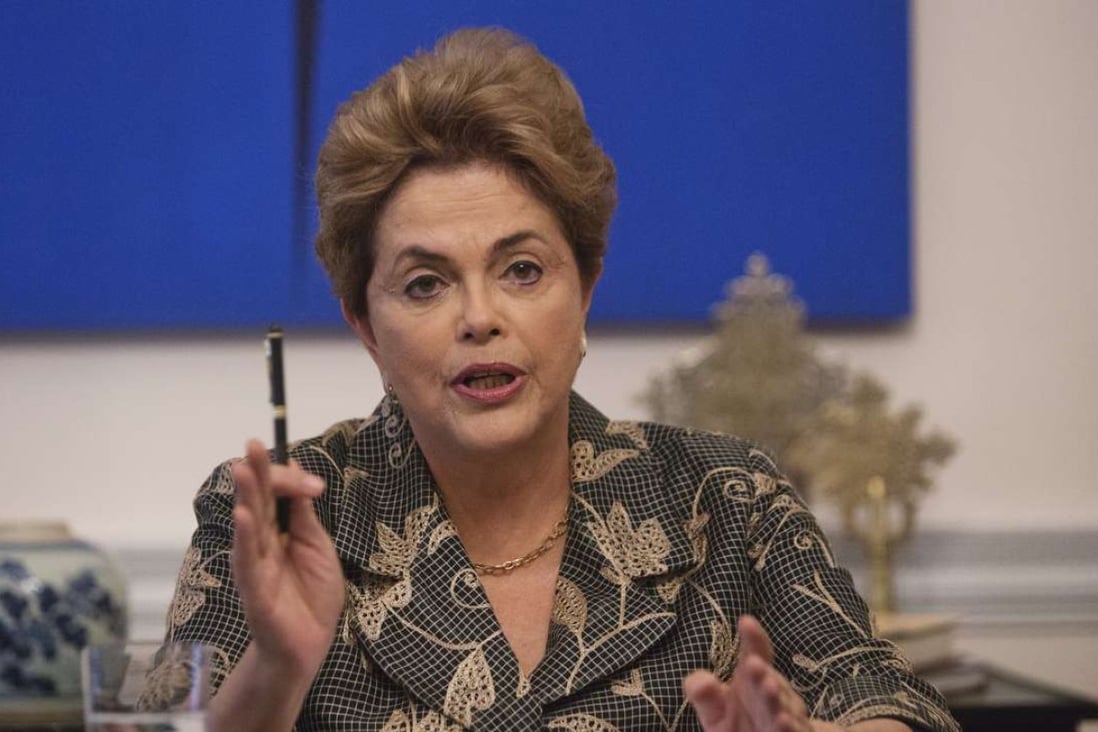 brazilian president dilma rousseff threatens to use trade agreements as leverage against impeachment coup south china morning post