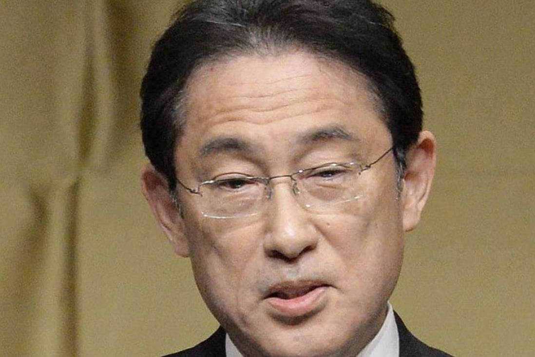 Japanese Foreign Minister Fumio Kishida is expected to meet Premier Li Keqiang on Saturday. Photo: Kyodo