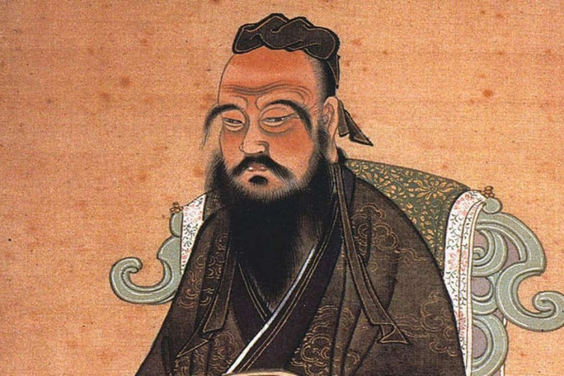 Confucius, a major inspiration for the book.