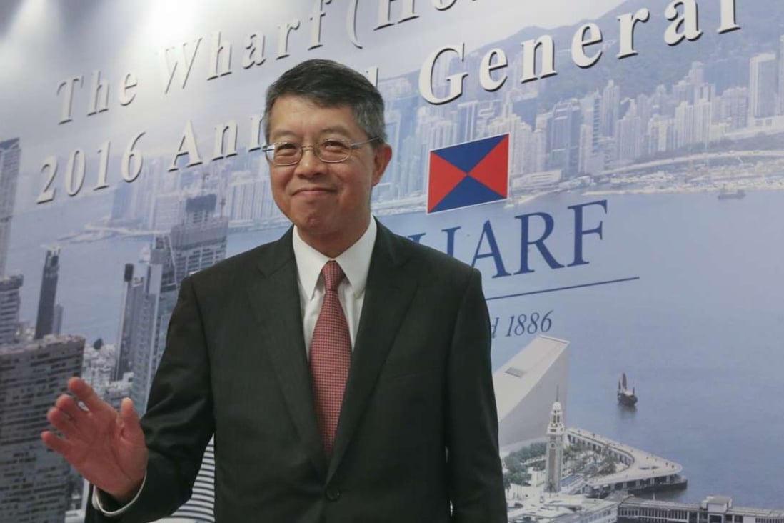Wharf chairman Stephen Ng at the annual general meeting. Photo: Felix Wong