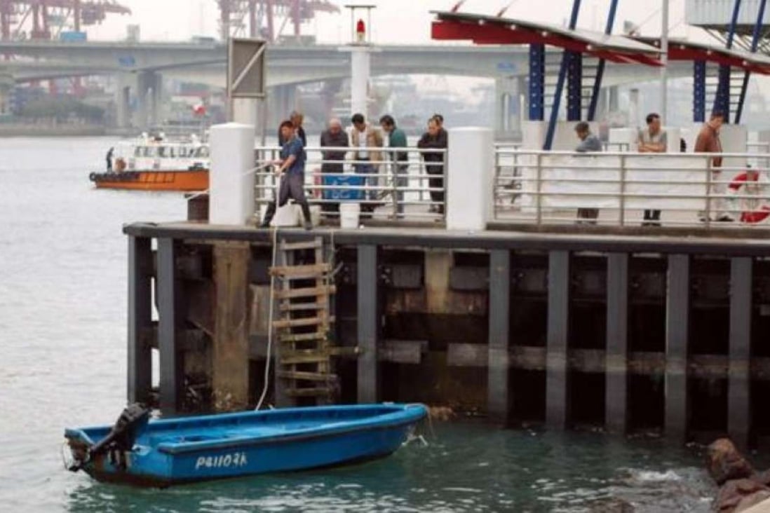 A view of Tsing Yi pier, near where the oil spill was sighted. Photo: SCMP Pictures