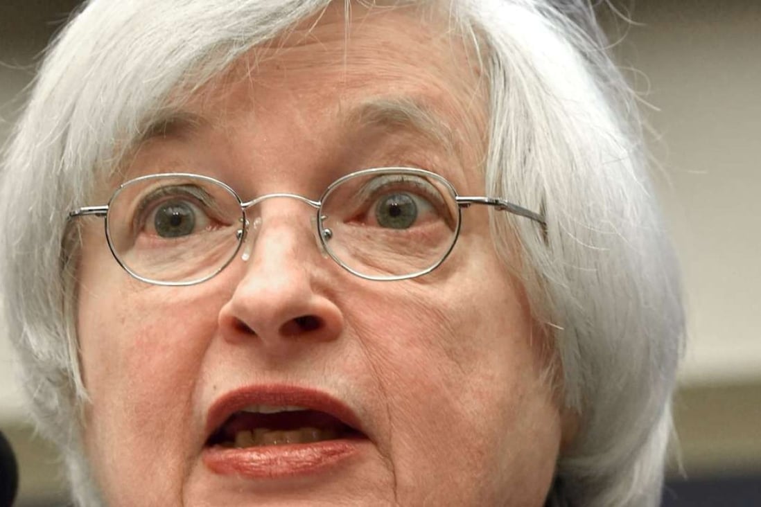 Federal Reserve Chairwoman Janet Yellen. Phot; AFP Paul J. Richards