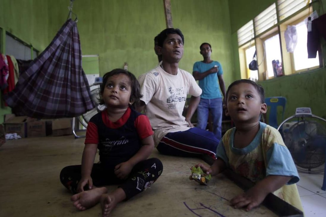 Hundreds of rohingya remain stucked in detention centres in Thailand and Malaysia, and in refugee camps in Indonesia one year after they disembarked in these countries from boats that were abandoned at sea by smugglers. Photo: EPA