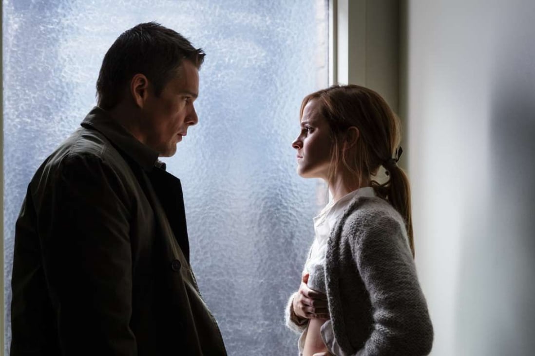 Ethan Hawke and Emma Watson in Regression (category IIB), which also stars David Thewlis and is directed by Alejandro Amenabar.