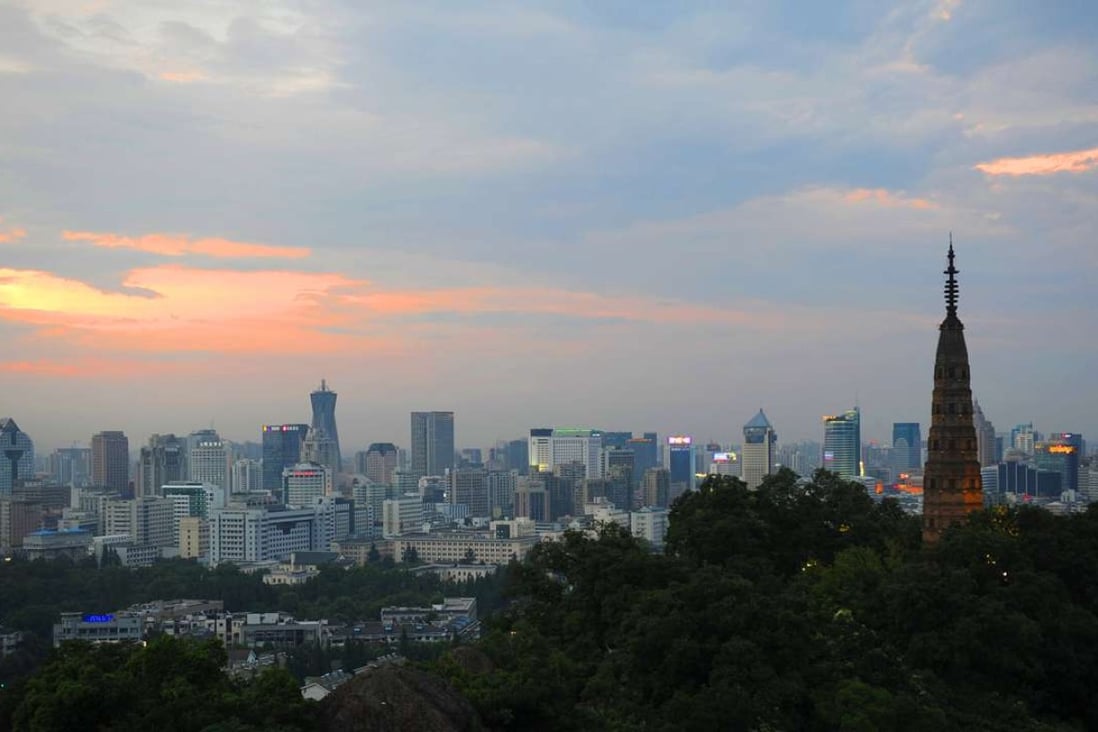The latest record-breaking deal was seen in Hangzhou where a land site sold for 12.32 billion yuan (HK$14.5 billion) on May 27. Photo: Xinhua