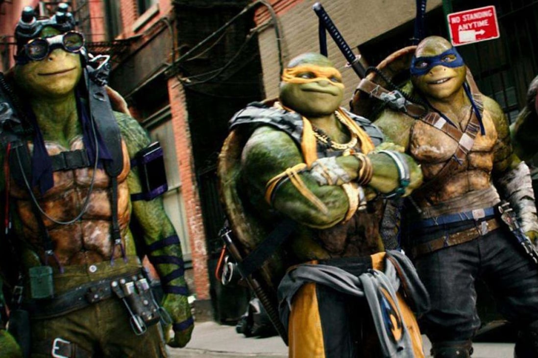 ‘This is not like a Dark Knightversion of the Turtles,’ star says of the return of  everyone’s favourite reptilian dudes, Donatello, Raphael, Michelangelo and Leonardo, in a happy summer movie