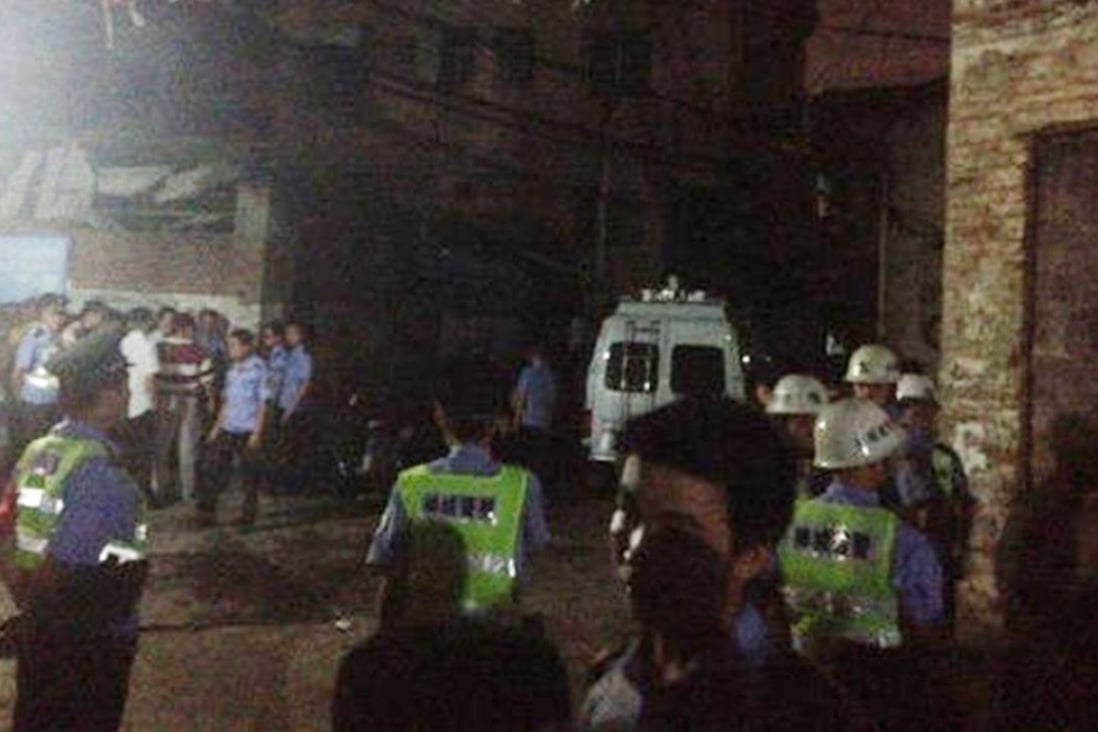 The scene of the shooting in Foshan in Guangdong province. Photo: 163.com