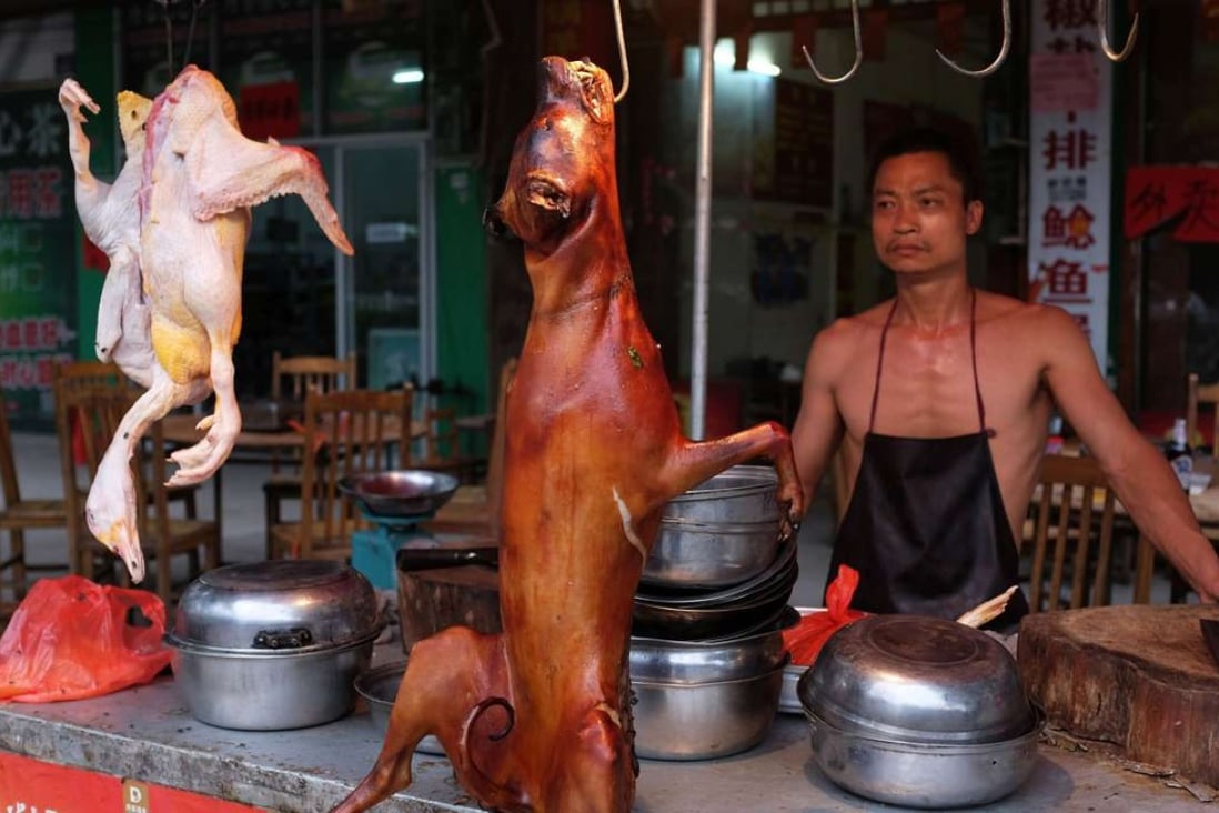 A file picture of a dog carcass at a restaurant in Yulin in the Guangxi region. Photo: AFP