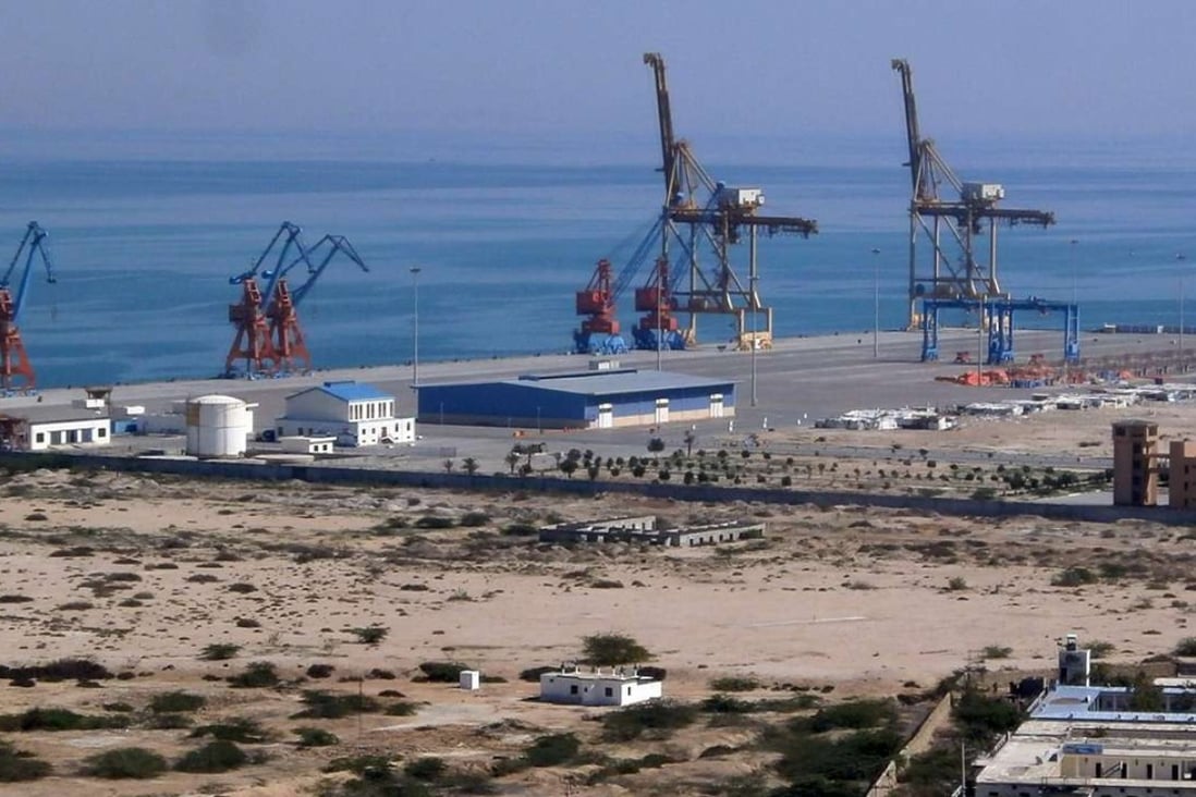 Gwadar port in Pakistan will benefit from being part of the 21st century Maritime Silk Road. Photo: AFPTo go with story 'Pakistan-China-unrest-economy-port,FOCUS' by Jennie Matthew This photograph taken on February 12, 2013 shows the construction site at Gwadar port in the Arabian Sea. China's acquisition of a strategic port in Pakistan is the latest addition to its drive to secure energy and maritime routes and gives it a potential naval base in the Arabian Sea, unsettling India. AFP PHOTO/Behram BALOCH