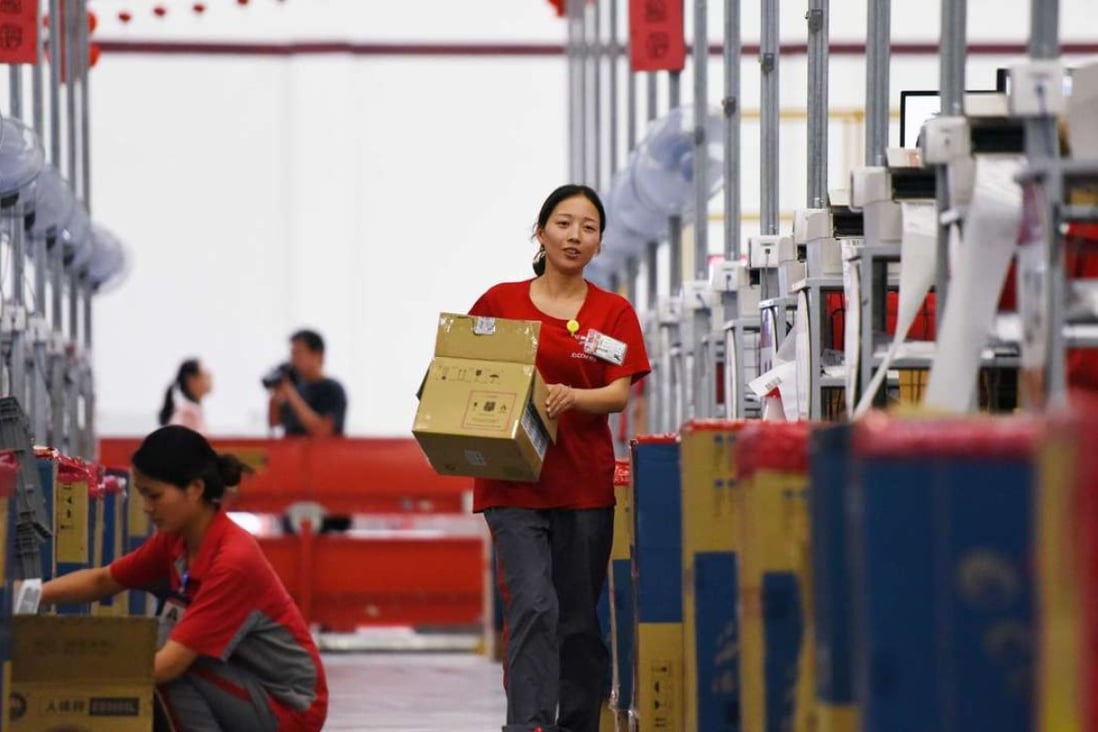The Weichai deal will enable it to tap into growing logistics demand from the e-commerce sector. Photo: Xinhua