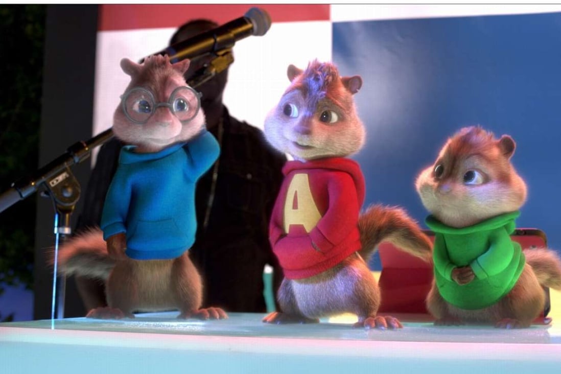 A scene from Alvin and the Chipmunks The Road Chip