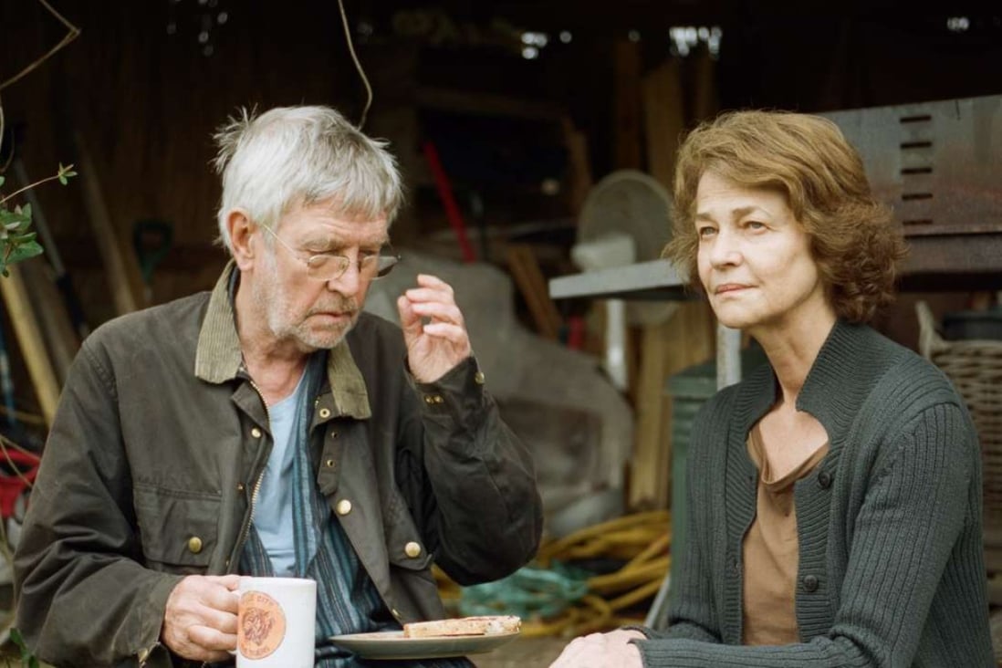 A scene from 45 Years, featuring Tom Courtenay and Charlotte Rampling.
