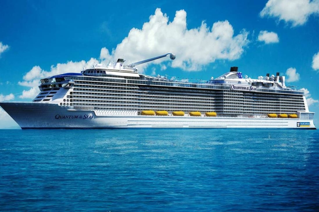 Royal Caribbean's Ovation of the Seas is 348 metres long and can carry up to 4,900 passengers. Photo: SCMP Pictures
