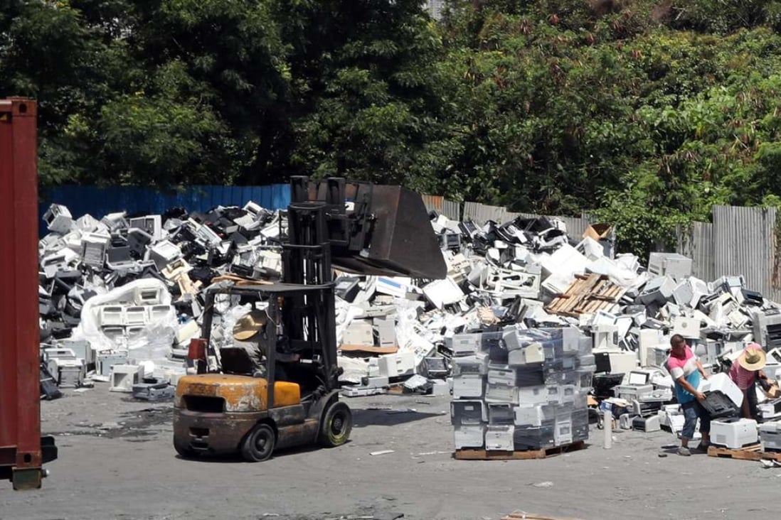 Environmentalists fear that a crackdown on imports in mainland China means that Hong Kong is becoming the dump of choice for e-waste exporters. Photos: Bruce Yan