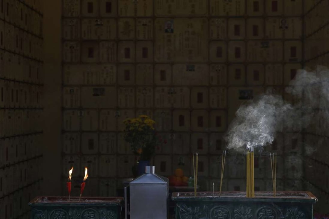 Lawmakers will discuss and vote on a proposal to make same-sex partners eligible to claim the ashes of their loved ones from private columbariums. Photo: AP