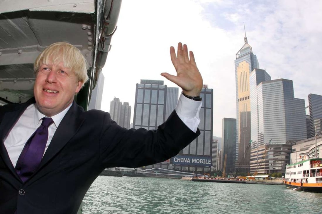 Boris Johnson in Hong Kong during a trip to the city in 2013 when he was London mayor. Photo: K.Y. Cheng