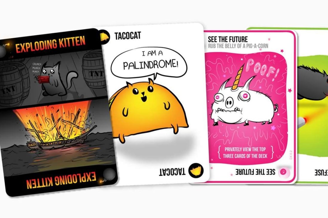 Exploding Kittens’ various characters.