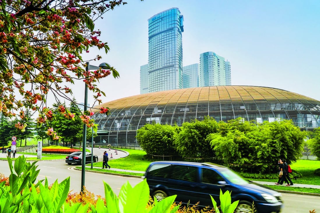 Chengdu plans to become western China's financial centre, and officials are set for a fact-finding mission to the City of London later this year, to help them achieve their goal. Photo: SCMP handout