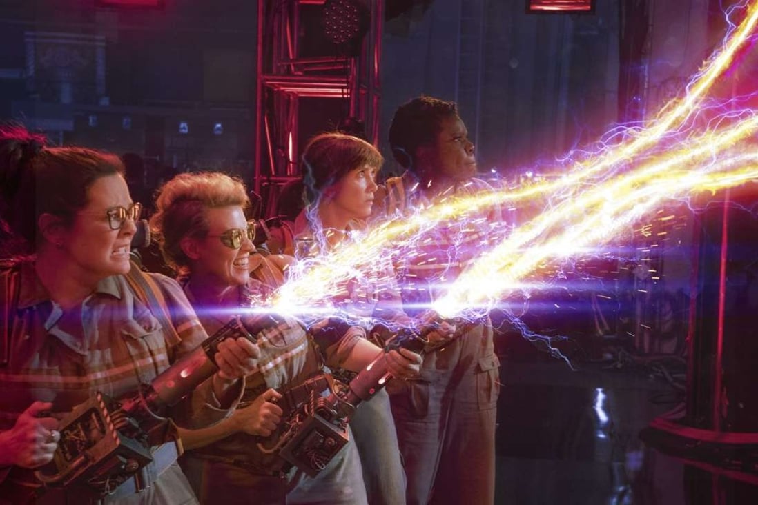 Ghostbusters stars (from left) Melissa McCarthy, Kate McKinnon, Kristen Wiig and Leslie Jones. The category IIA film is directed by Paul Feig.