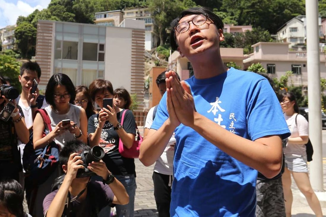 Edward Leung has taken up the localist cause. Photo: Dickson Lee