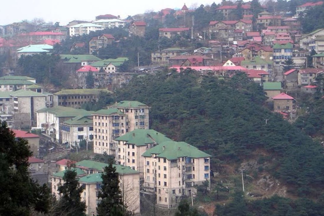 Guling Town in the very Mediterranean-looking Lushan National Park.