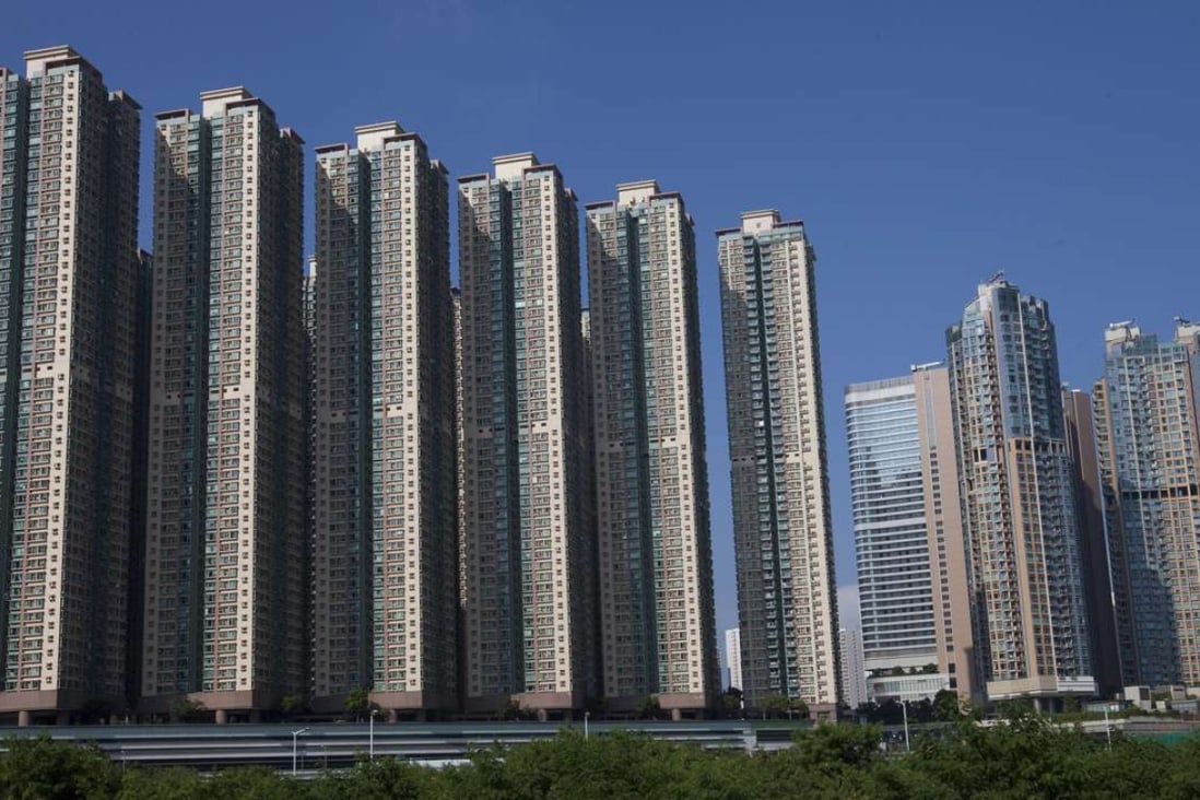 Residential housing in Tseung Kwan O, Hong Kong. Housing estates have registered noticeable increases in prices after collapsing as much as 20 per cent since September last year. Photo: EPA