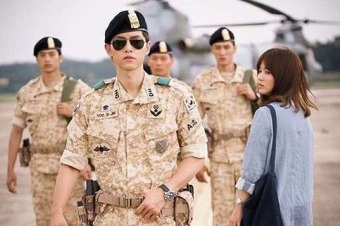A still from the South Korean TV drama “Descendants of the Sun”, which was a hit in China. Photo: SCMP Pictures