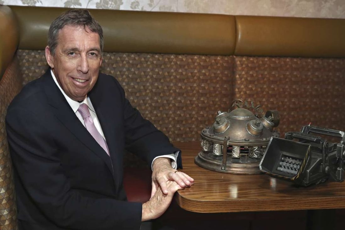 Filmmaker Ivan Reitman at the Ghostbusters Headquarters at Madame Tussauds’ New York’s Ghostbusters Experience. Photo: AFP