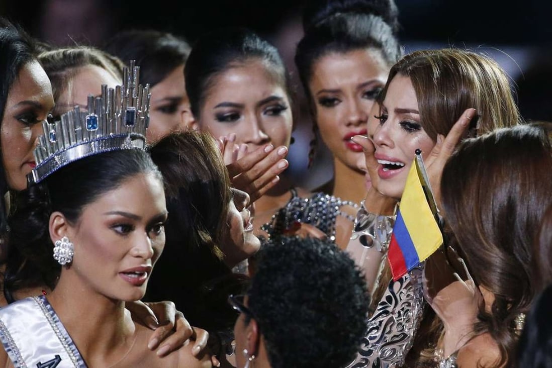 Miss Philippines Pia Alonzo Wurtzbach (left) was the last Miss Universe winner. Photo: AP