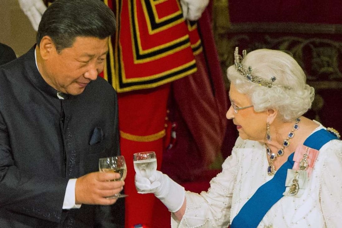 President Xi Jinping attends a state banquet at Buckingham Palace, London, hosted by Queen Elizabeth, during his state visit to Britain last year. Photo: Reuters
