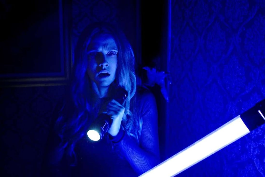Theresa Palmer in a still from Lights Out.