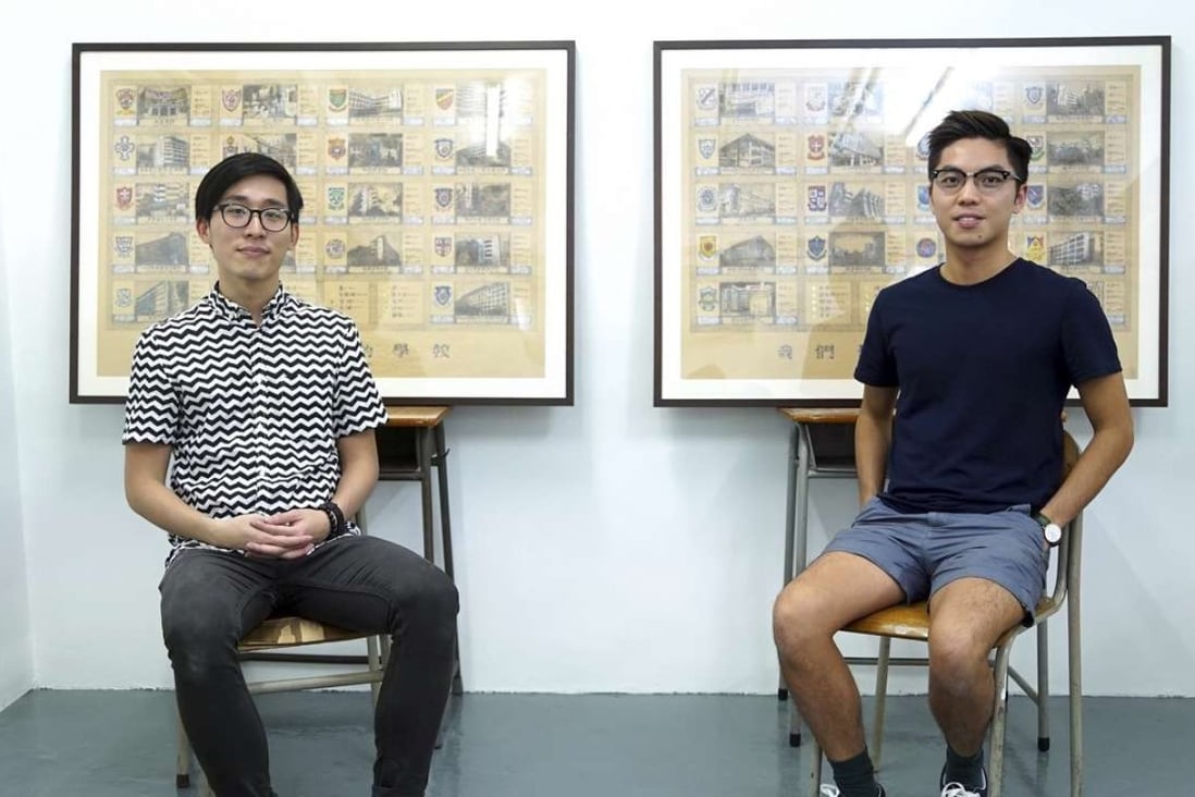 Dirty Paper is a collective made up of Yau Kwok-keung (left) and Chan Wai-lap.