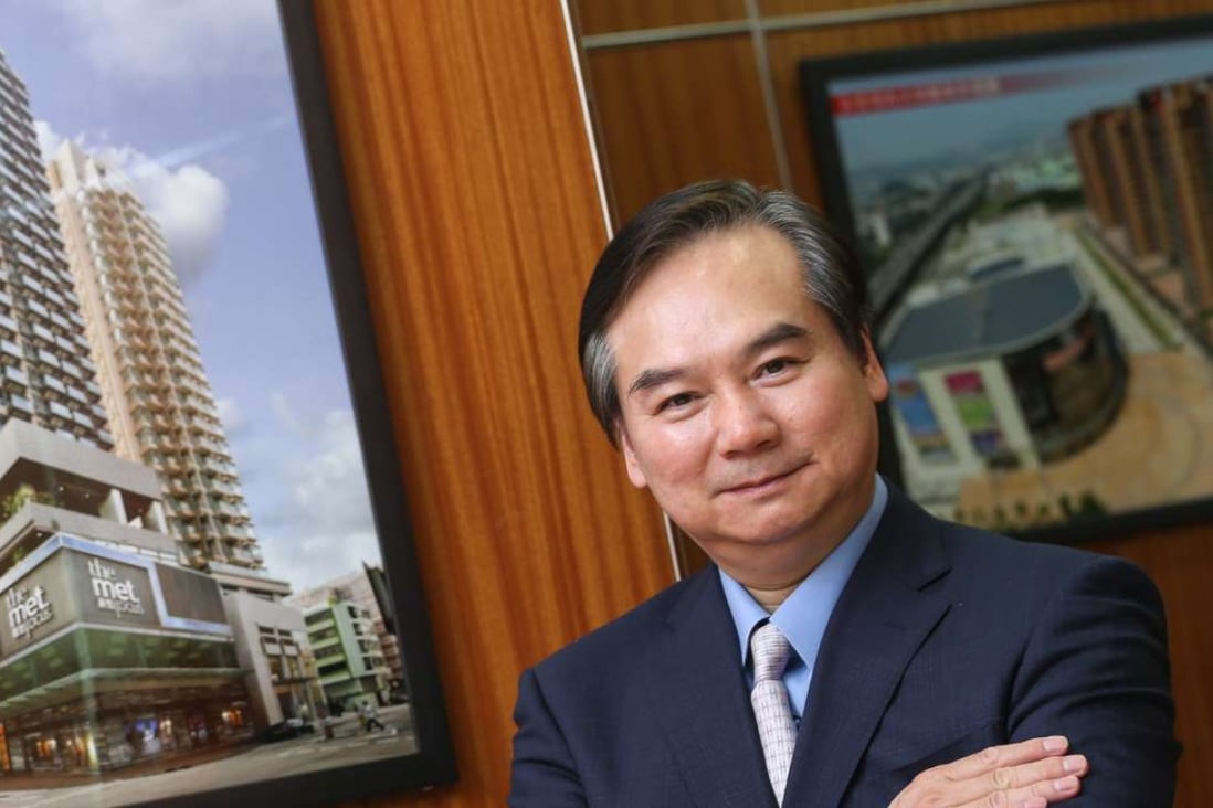 Gary Wong Yiu-hung, chairman of Wang on Properties, said that the company would not hesitate to ramp up its offerings should the need arise. Photo: K. Y. Cheng