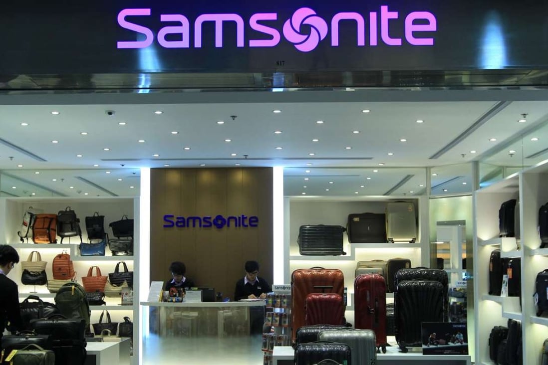 To compete with the rising trend of online shopping particularly in its biggest global market in Asia, Samsonite is shifting the sales of its luggage to online platforms from conventional retail outlets. Photo: SCMP