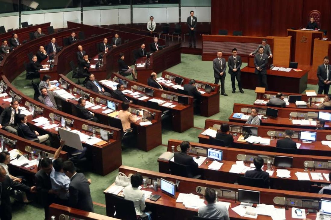 A question-and-answer session in the Legislative Council in July. Photo: Sam Tsang