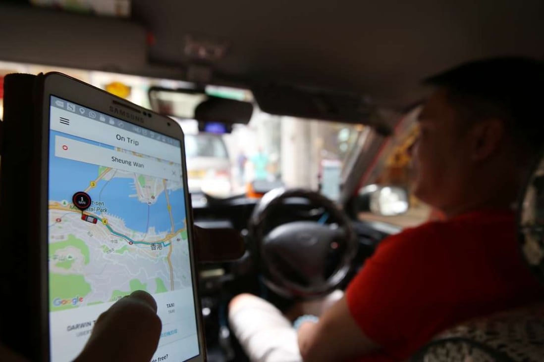 Five Uber drivers are accused of driving without a ­permit. Photo: Edward Wong