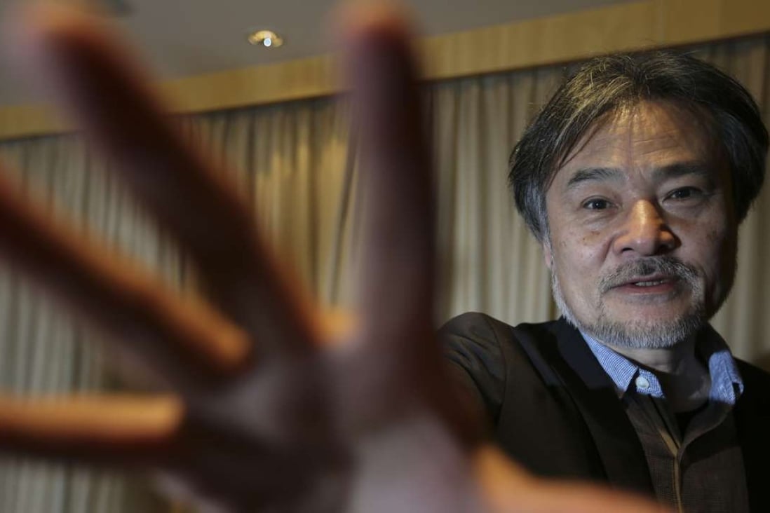 Director Kiyoshi Kurosawa at the Hyatt Regency Hong Kong.