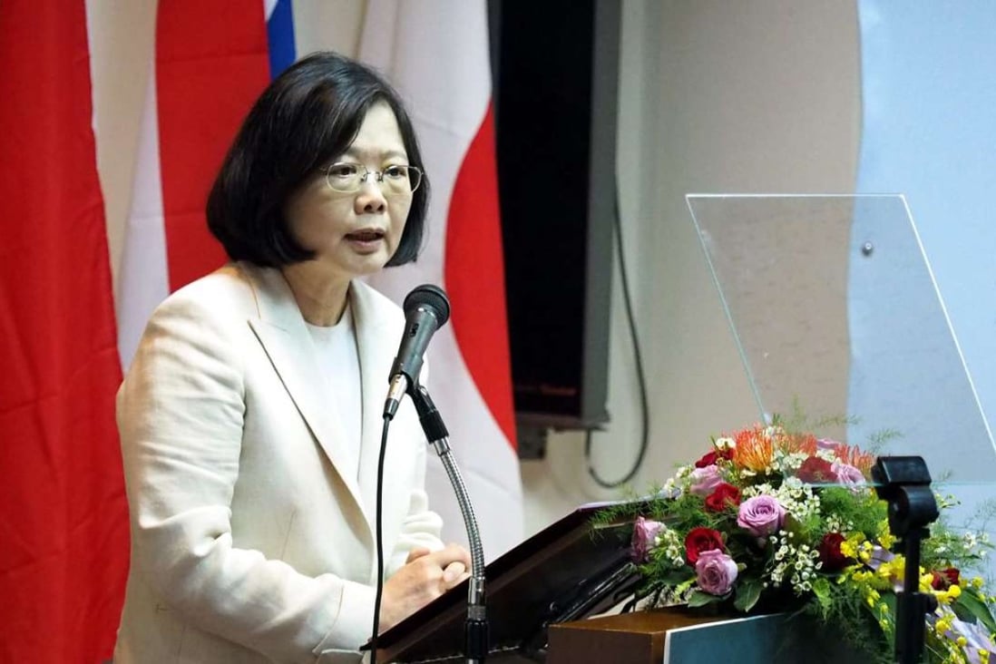 Taiwan's President Tsai Ing-wen has protested China's blocking Taiwan from attending the 2016 International Civil Aviation Organisation Assembly, to be held September 27 to October 7, in Montreal, Canada. Photo: EPA