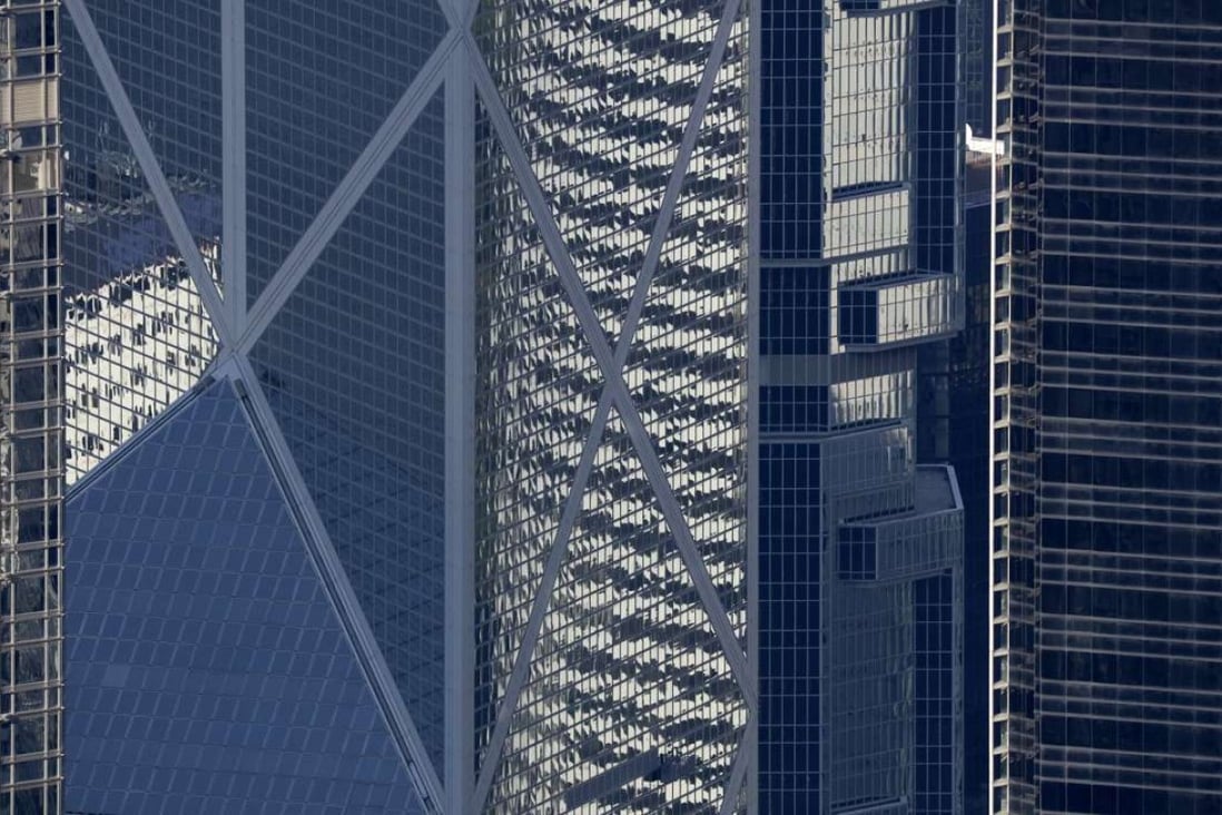 Office buildings in Hong Kong’s central financial district. Photo: Robert Ng
