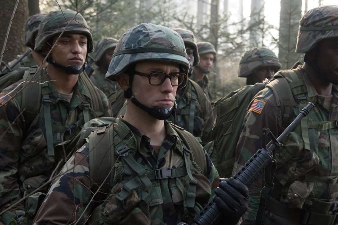 Joseph Gordon-Levitt as NSA whistle-blower Edward Snowden in a still from Snowden (category IIB), directed by Oliver Stone.