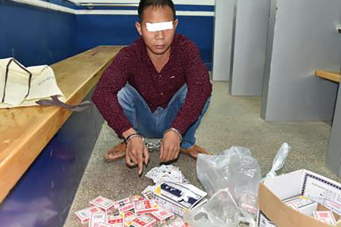 One of the suspected Chinese fraudsters, who reportedly duped a poker player by using contact lenses that could identify a pack of marked cards. Photo: SCMP Pictures