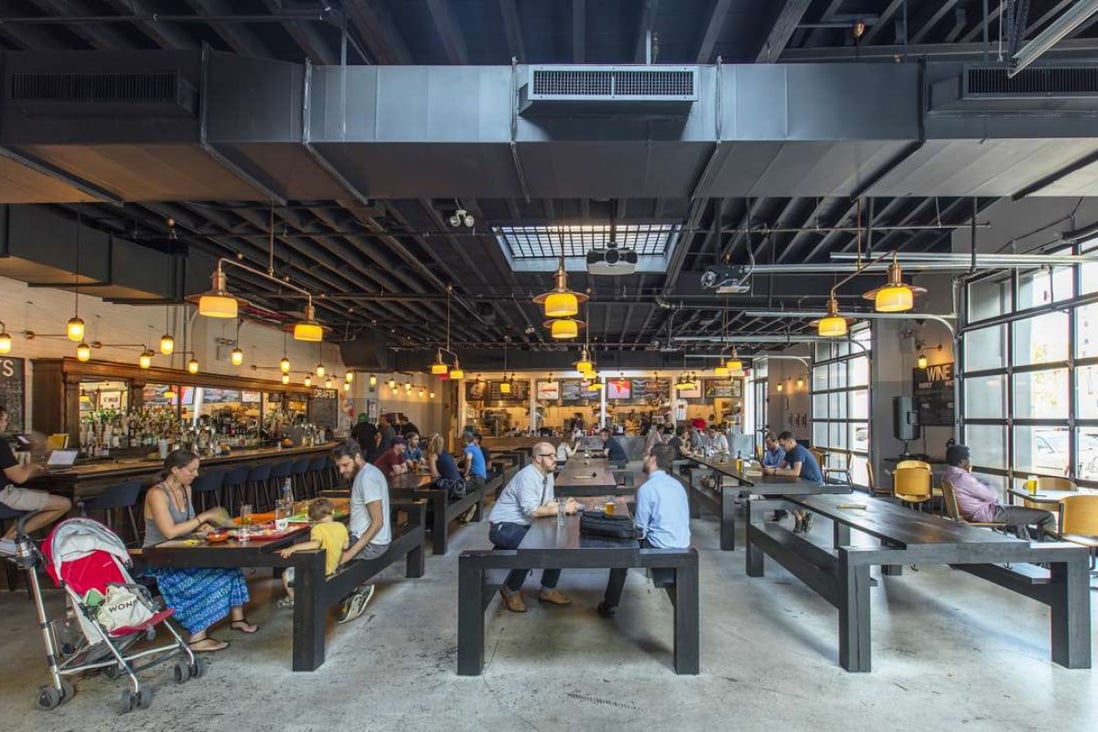 Selldorf Architects designed Berg'n, a food and beer hall in New York. Photo: Todd Eberle, Sell