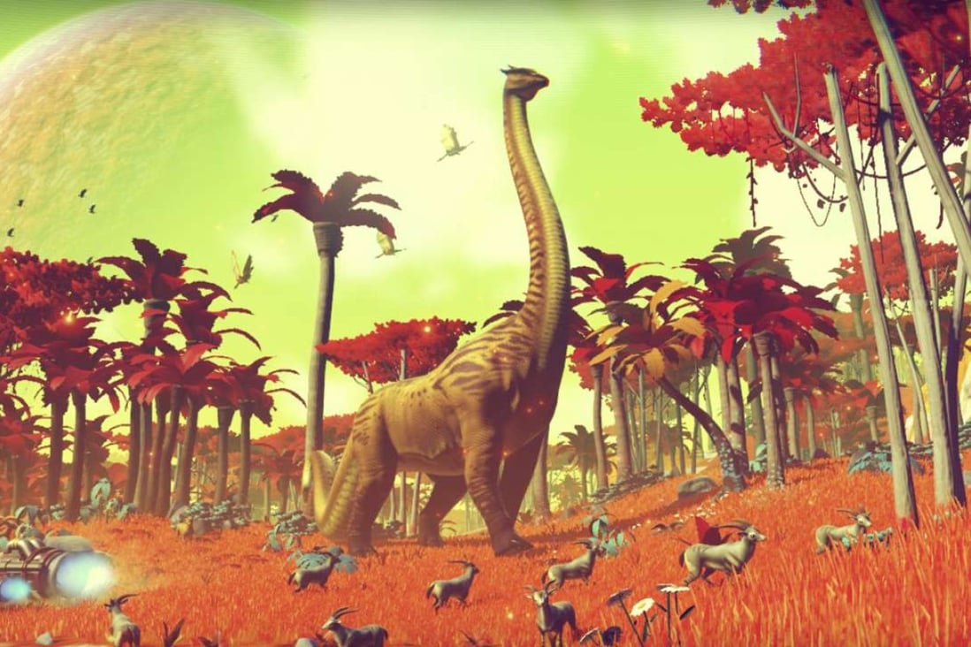 A screen grab from No Man’s Sky.