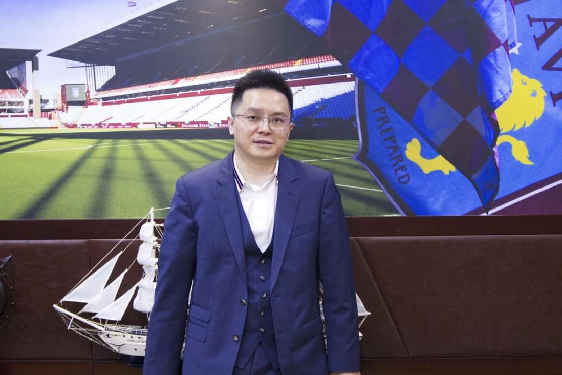 Tony Xia says he is working on fixing problems as new owner of Aston Villa Football Club. Photo: Simon Song
