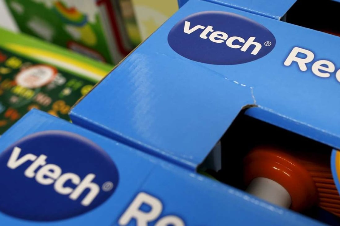 VTech's products on display at a toy store in Hong Kong. Photo: Reuters