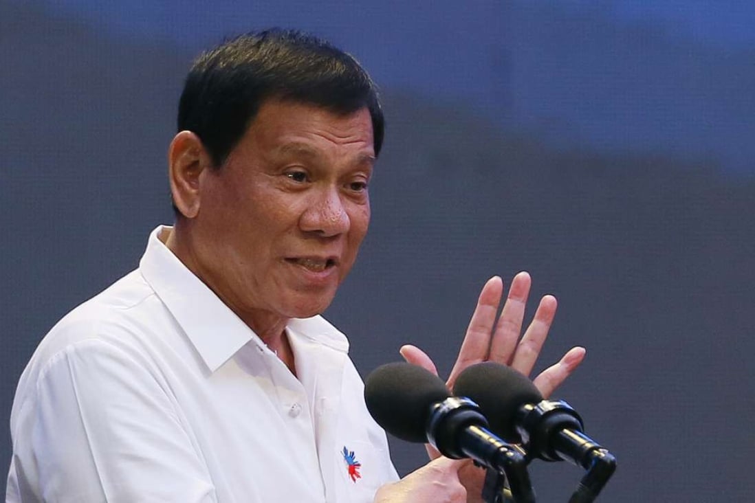 Rodrigo Duterte says his grandfather was Chinese. Photo: AP