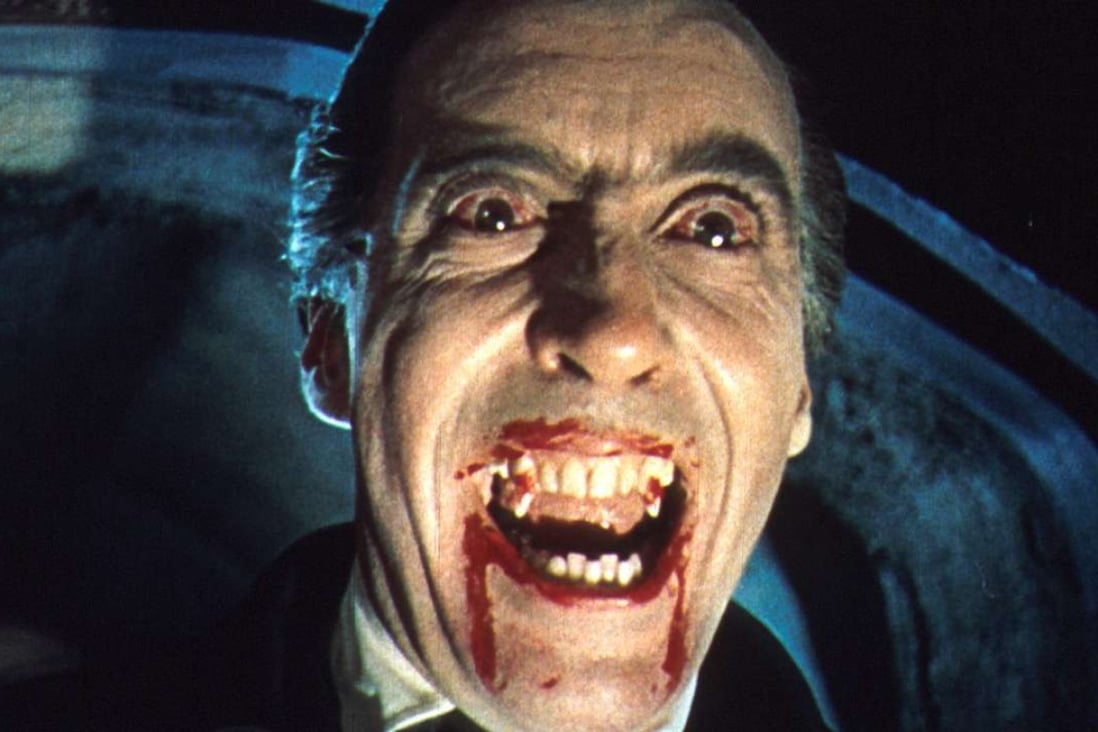 Christopher Lee in Hammer’s Dracula, from 1958. Photo: The Kobal Collection